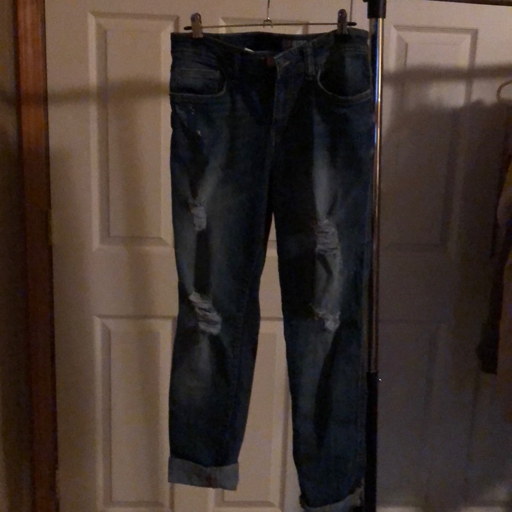 Aeropostale Girlfriend Jeans Distressed